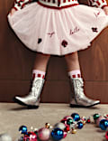 Jupe style tutu ornée de sequins (du 2 au 10 ans)