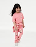 Pure Cotton Shell Slogan T-Shirt (2-8 Yrs)