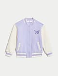 Cotton Rich Butterfly Graphic Bomber (2-8 Yrs)