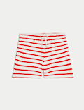Cotton Rich Jersey Striped Shorts (2-8 Yrs)