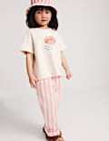 Pure Cotton Striped Trousers (2-10 Yrs)