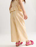 Cotton Rich Stripe Trouser Set (2-10 Yrs)
