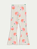 Cotton Rich Peach Kickflare Leggings (2-8 Yrs)