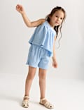 2 Piece Jersey Textured Outfit (2-8 Yrs)
