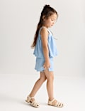 2 Piece Jersey Textured Outfit (2-8 Yrs)