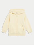 Sweat en coton jersey à capuche et fermeture zippée (du 2&nbsp;au 8&nbsp;ans)