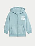Cotton Rich Jersey Surf Club Zip Hoodie (2-8 Yrs)