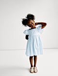 Pure Cotton Striped Dress (2-8 Yrs)