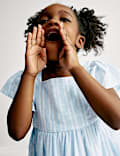 Pure Cotton Striped Dress (2-8 Yrs)