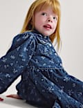 Denim Floral Dress (2-10 Yrs)