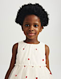 Heart Tiered Dress with Cape