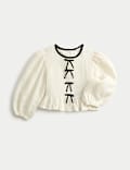Pure Cotton Bow Top (2-16 Yrs)