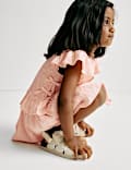 Frilled Crinkle Top (2-10 Yrs)