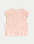 Frilled Crinkle Top (2-10 Yrs)