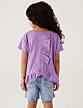 Pure Cotton Frill Top (2-8 Yrs)