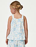 Cotton Rich Floral Top (2-8 Yrs)