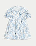 Robe 100&nbsp;% coton à motif fleuri (du 2 au 8&nbsp;ans)