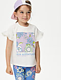 Pure Cotton Floral T-Shirt (2-8 Yrs)