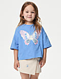 Pure Cotton Butterfly T-Shirt (2-8 Yrs)