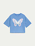 Pure Cotton Butterfly T-Shirt (2-8 Yrs)