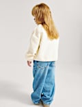 Cotton Rich Bow Sweatshirt (2-8 Yrs)
