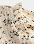 Blusa floral 100 % algod&oacute;n de punto (2-8 a&ntilde;os)