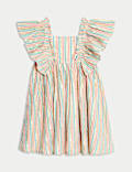 Cotton Rich Striped Dress (2-8 Yrs)