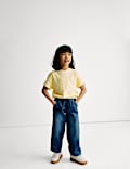 Pure Cotton Flower T-Shirt (2-8 Yrs)