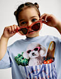 Pure Cotton Dog T-Shirt (2-8 Yrs)