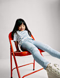 Skinny Cotton Rich Faded Jeans (2-8 Yrs)