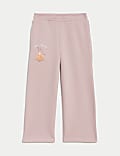 Katoenrijke joggingbroek met ballerinamotief (2 - 8 jaar)