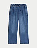 Wide Leg Elasticated Waist Jeans (2-8 Yrs)