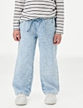 Wide Leg Elasticated Waist Jeans (2-8 Yrs)