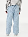 Wide Leg Elasticated Waist Jeans (2-8 Yrs)