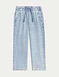 Wide Leg Elasticated Waist Jeans (2-8 Yrs)