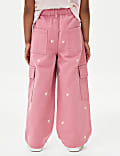 Pure Cotton Butterfly Cargo Trousers (2-8 Yrs)