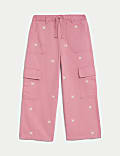 Pure Cotton Butterfly Cargo Trousers (2-8 Yrs)