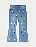 Denim Embroidered Flared Jeans (2-8 Yrs)