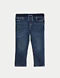 Denim jeans met comfortabele tailleband (2-8 jaar)