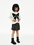 Faux Leather Skort (2-8 Yrs)