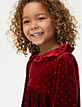 Sparkly Velvet Dress (1-8 Yrs)