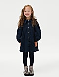 2pc Pure Cotton Cord Dress with Tights (1-8 Yrs)