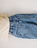 Denim Badge Barrel Leg Jeans (2-8 Yrs)
