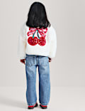 Denim Elasticated Straight Leg Jeans