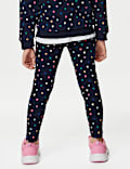 Cotton Rich Heart Leggings (2-8 Yrs)