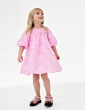 Mesh Floral Dress (2-8 Yrs)