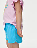 纯棉跑步短裤（2-8 岁）