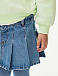 Denim Skirt with Tights (2-8 Yrs)