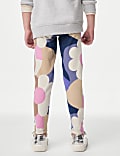 Leggings de algodón con estampado abstracto (2-8&nbsp;años)