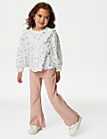 Cotton Rich Cord Flared Trousers (2-8 Yrs)